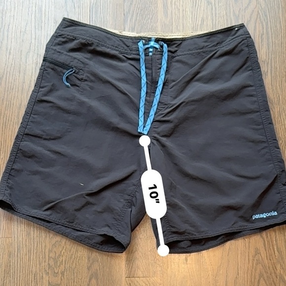 PATAGONIA Men’s 36 Wavefarer Board Shorts Swim Beach Trunks navy blue A31 - Picture 7 of 10